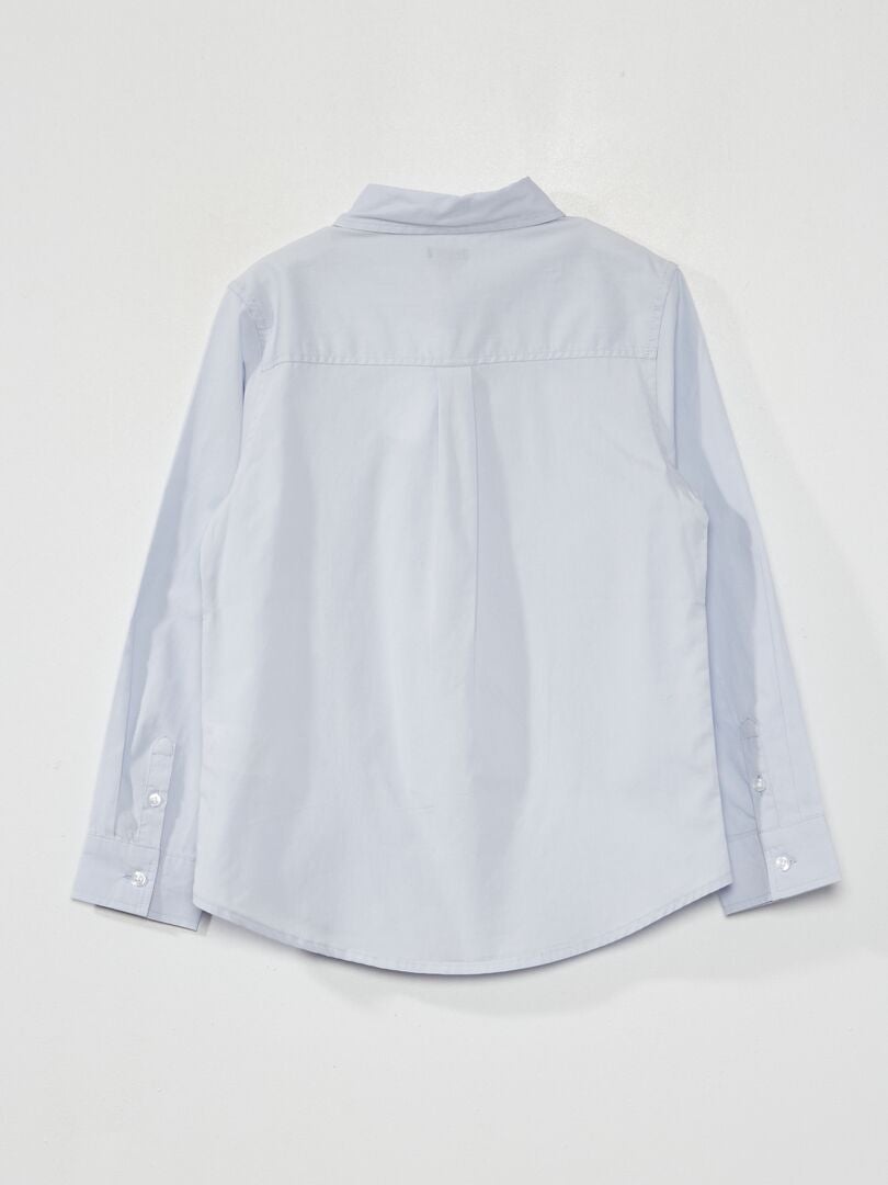 Camisa de popeline - AZUL