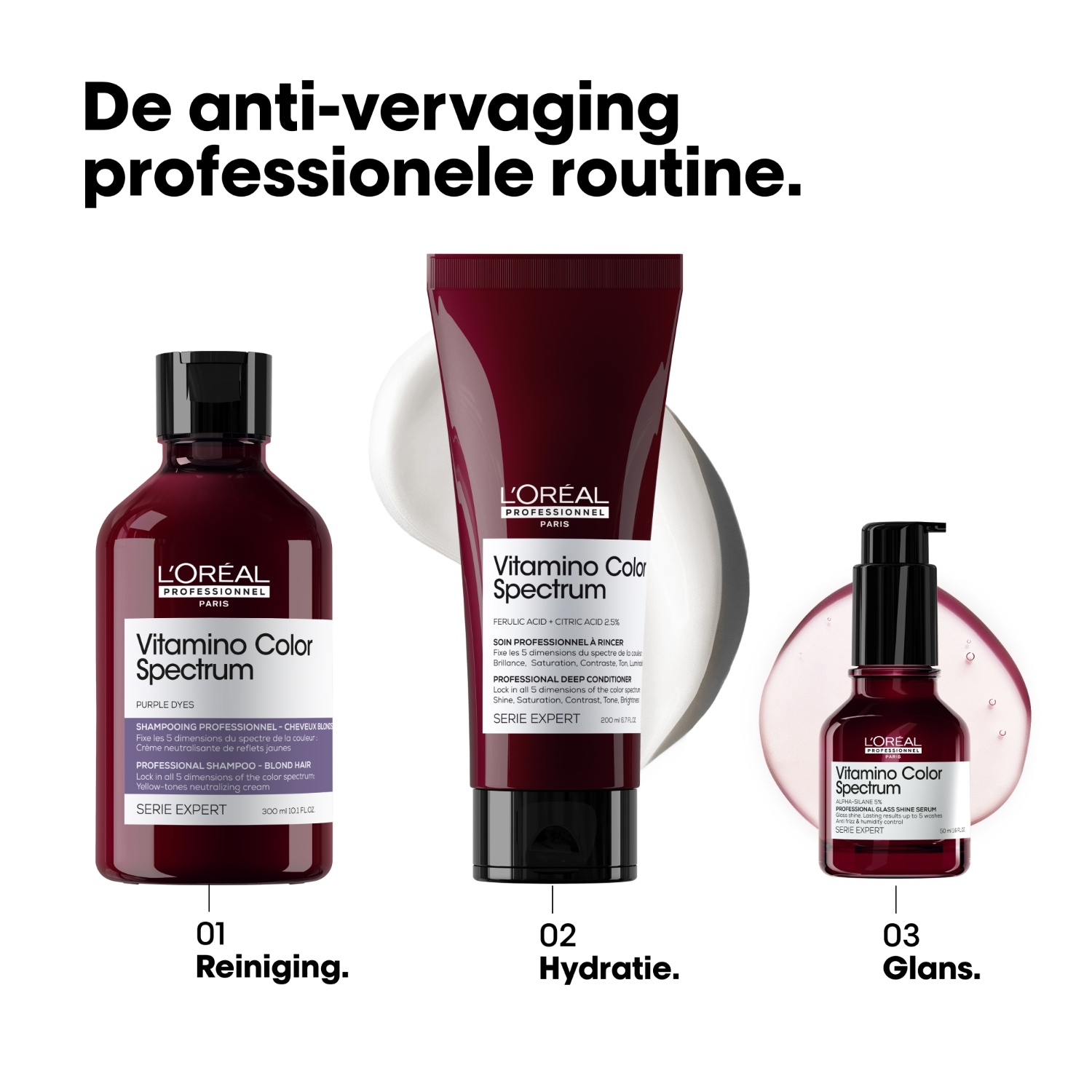 L'Oréal Professionnel plaukų šampūnas Vitamino Color Spectrum Purple Dyes - 300 ml
