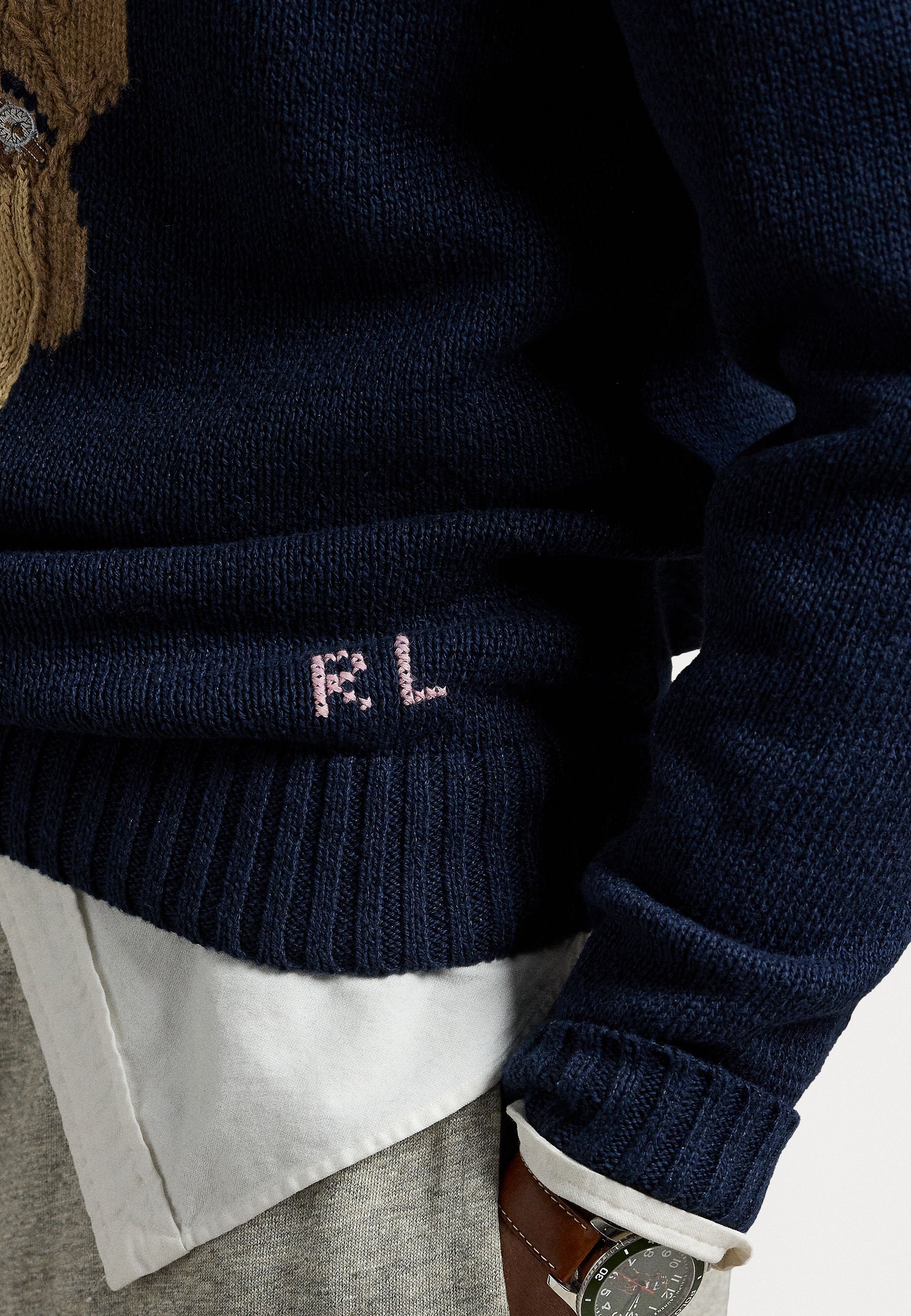 Polo Ralph Lauren trui met lange mouwen - marineblauw
