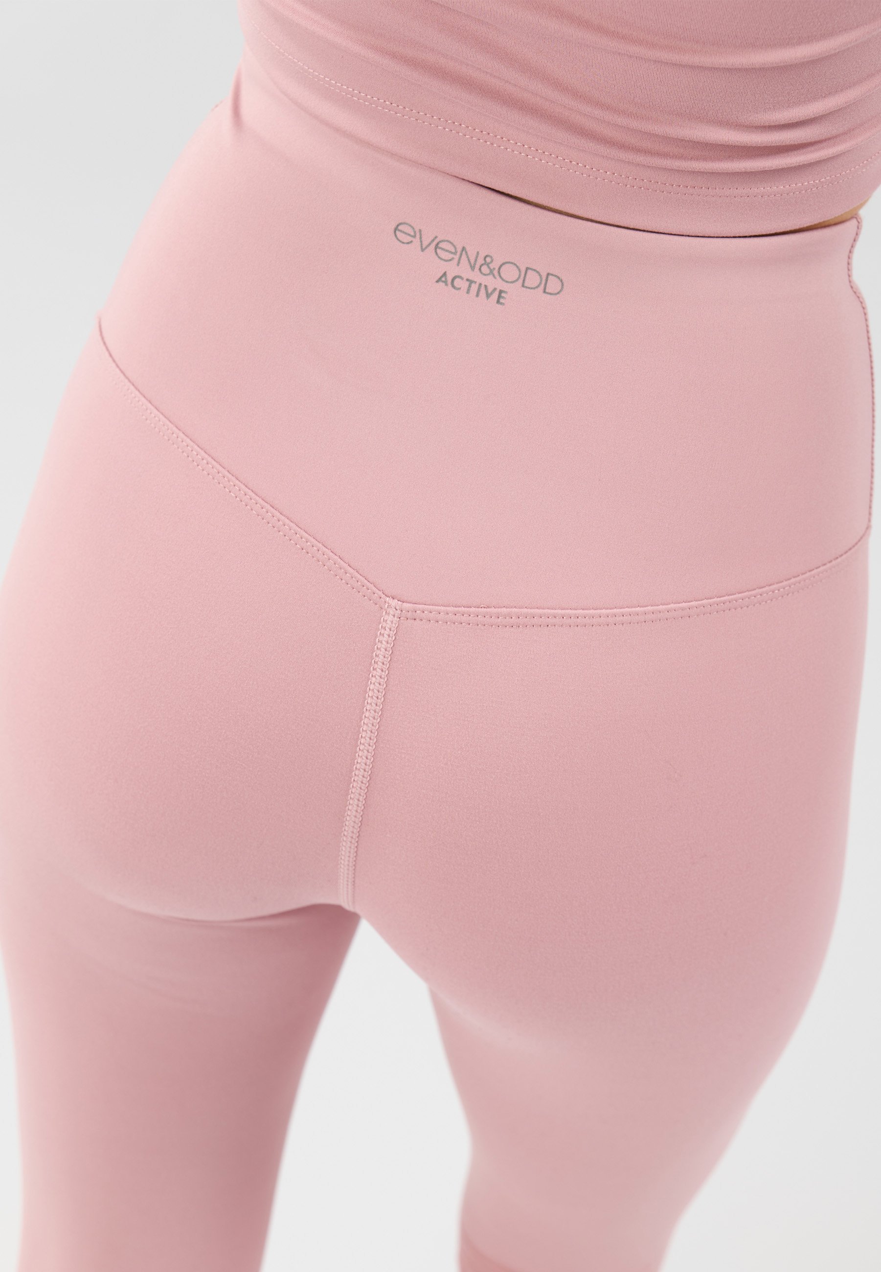 Leggings longs taille haute Even&Odd Active ESSENTIAL - Leggings - mauve