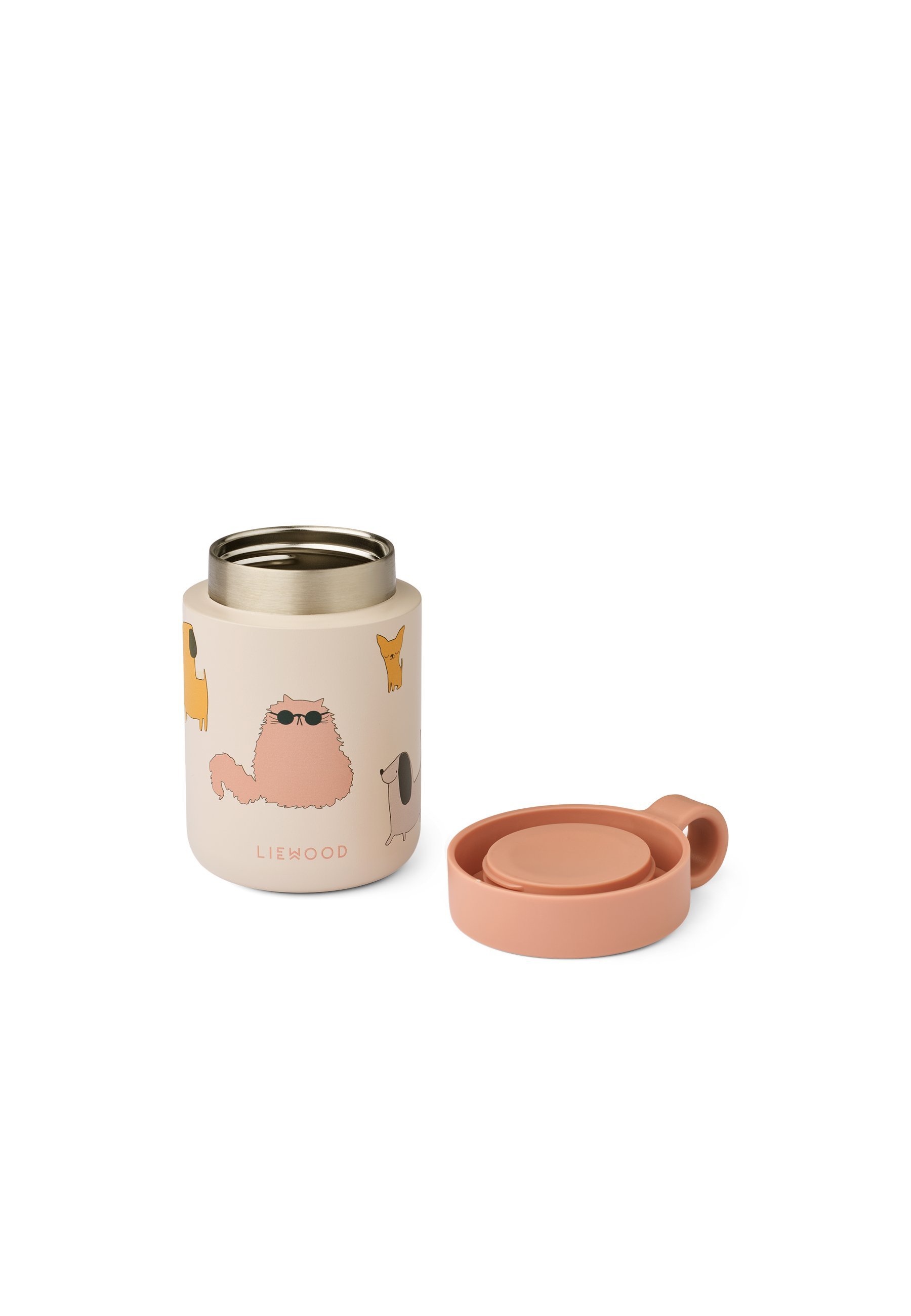 Bocal alimentaire imprimé Liewood KIANI unisexe - Autres accessoires - chats et chiens/sable