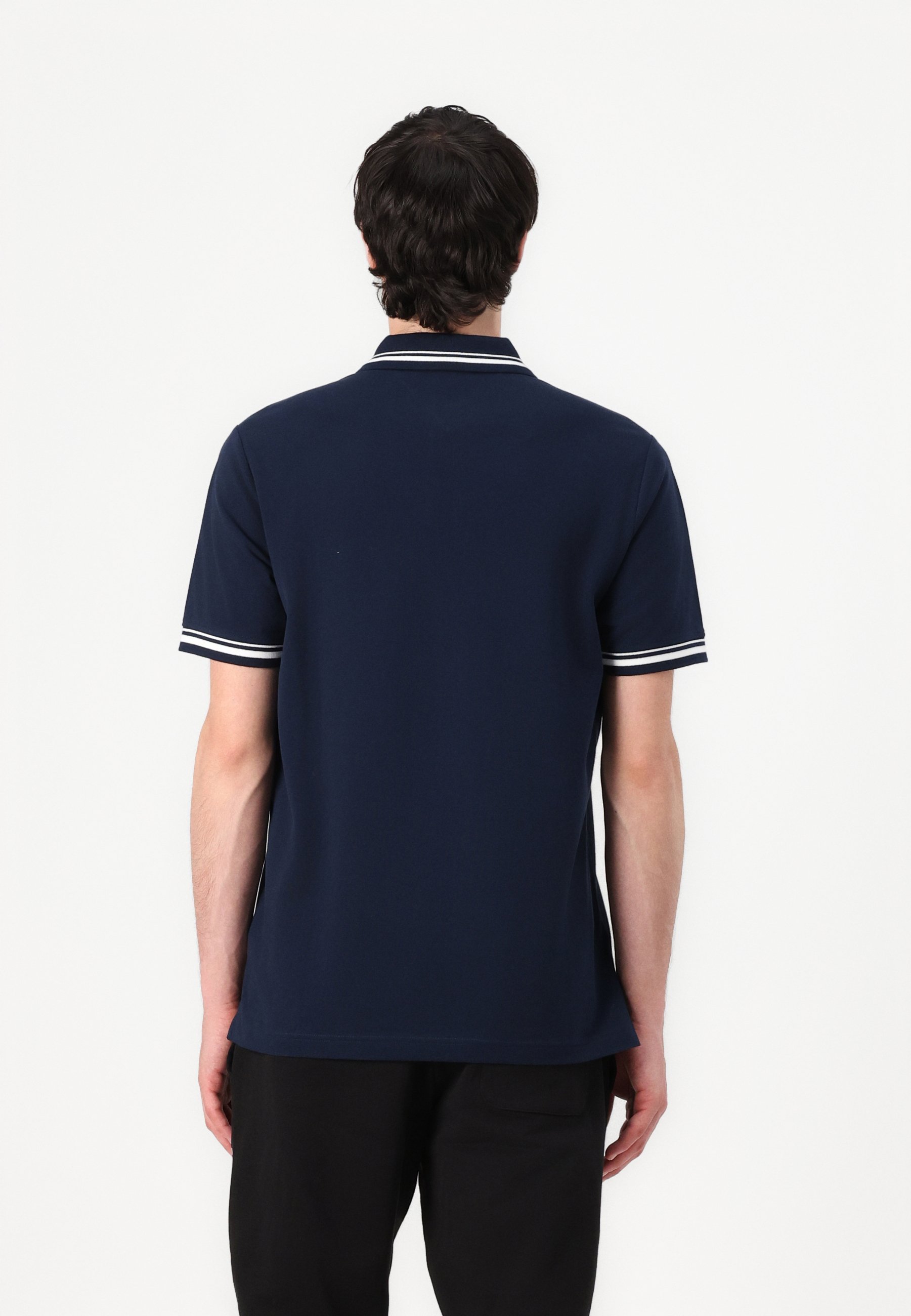 Tommy Jeans TIPPED - Koszulka polo - ciemnogranatowa