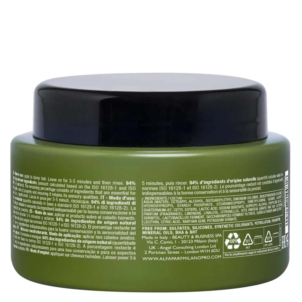 Alfaparf Milano Benvoleo Recovery Mask, 250 ml