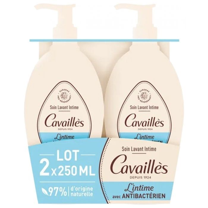 Rogé Cavaillès Antibacterial Intimate Wash 2 x 250 ml