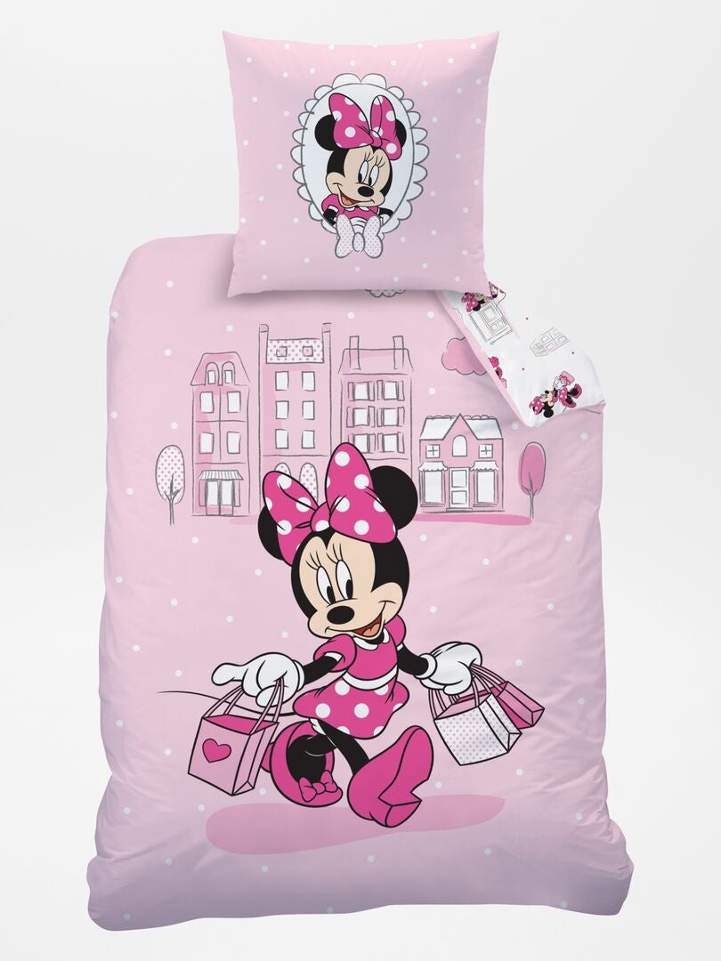 Minnie Mouse beddengoedset - eenpersoons - ROZE