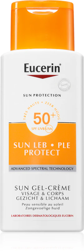 Protetor solar em gel Eucerin Sun Allergy Protect FPS 50