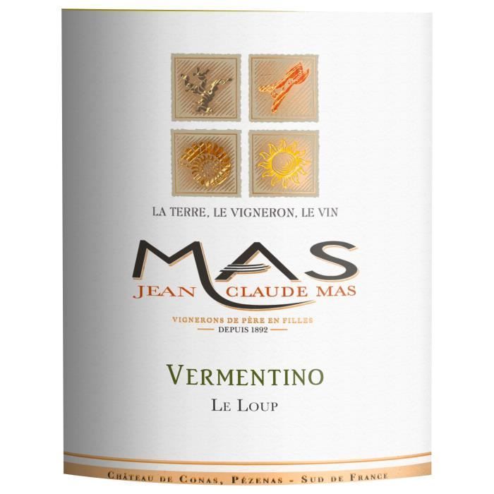 Jean Claude Mas Classique 2023 Vermentino Le Loup - Vin blanc de Languedoc
