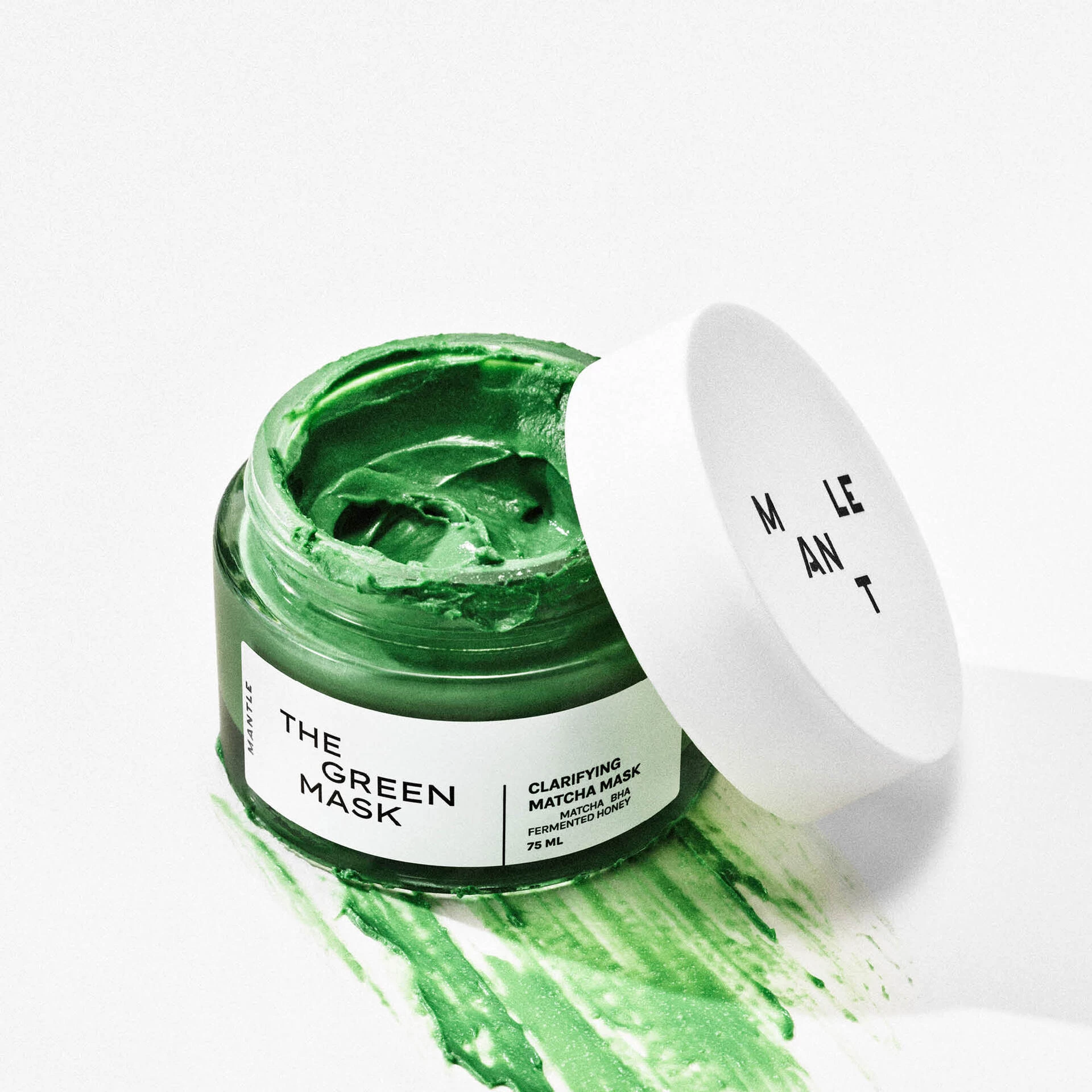 Zelena maska – Pročišćavajuća + neisušujuća matcha maska 75 ml - MANTLE