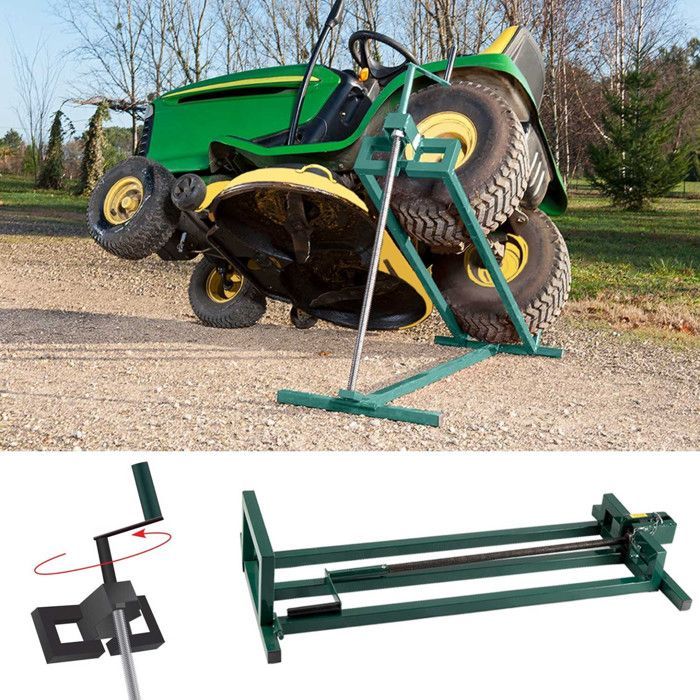 IDMARKET Lawn Tractor Lift 400 KG