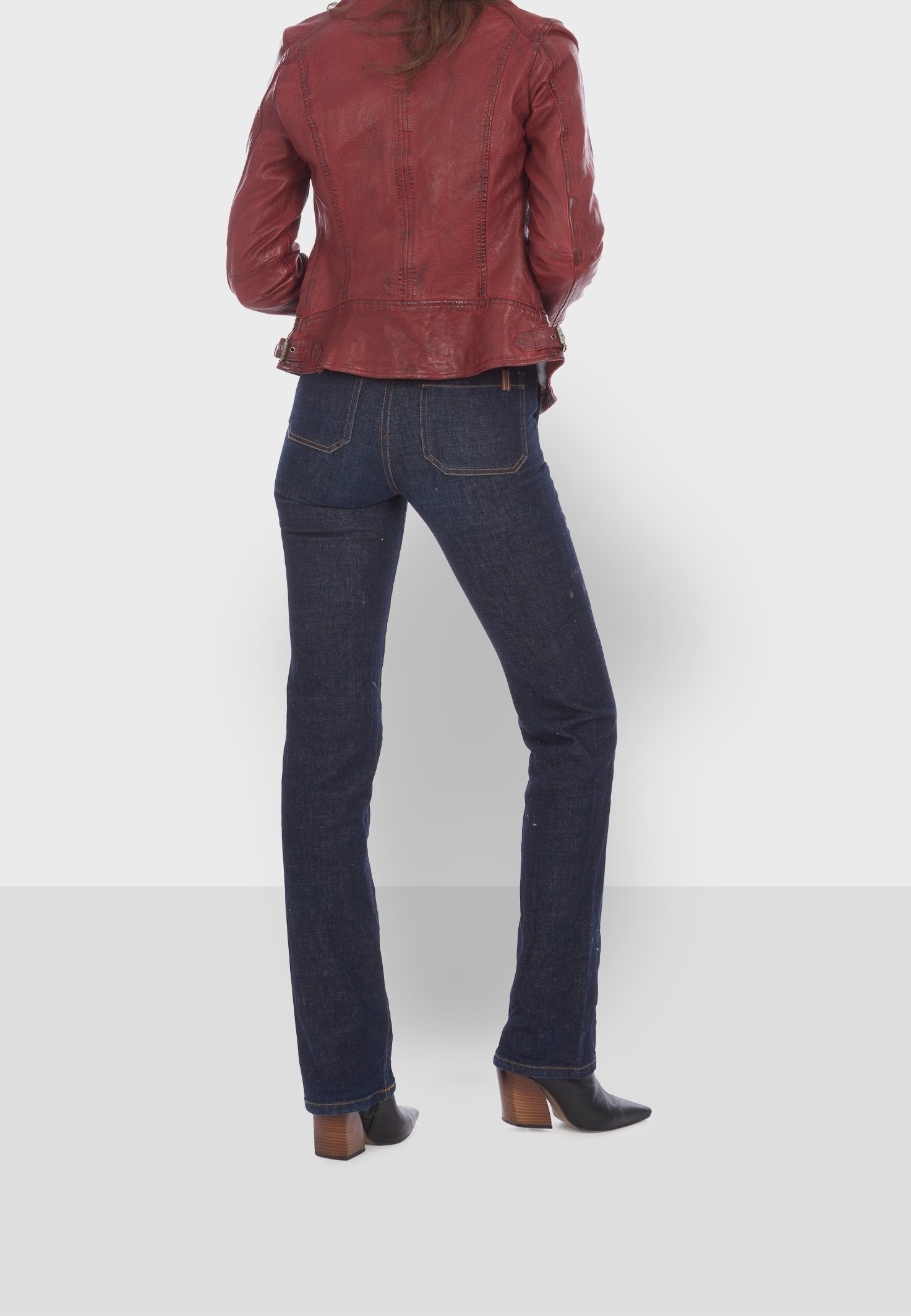 Oakwood leren jas - rood
