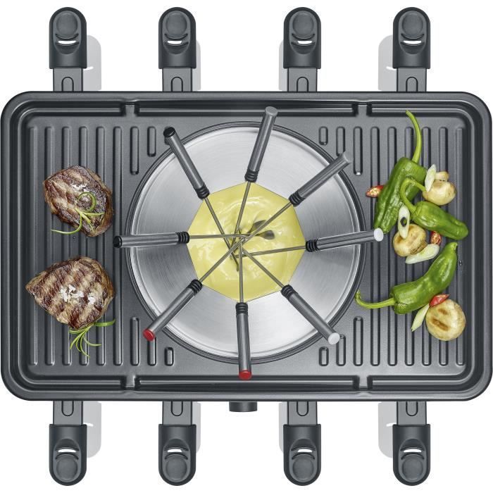 Macchina per raclette e fonduta SEVERIN - RG2347 - Per 8 persone - 1400W
