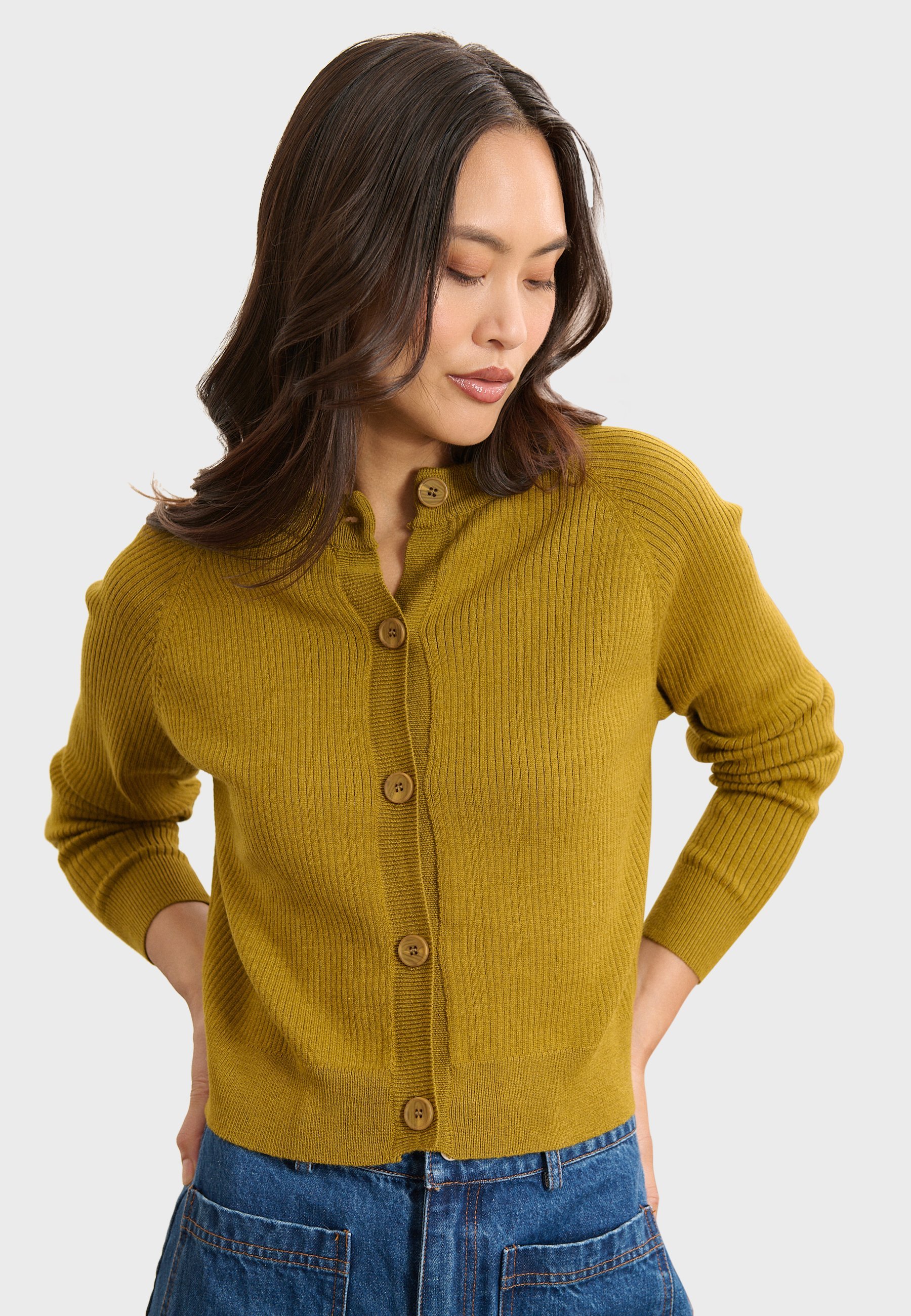 Garance Paris TIMEO - Strickjacke - olivgrün