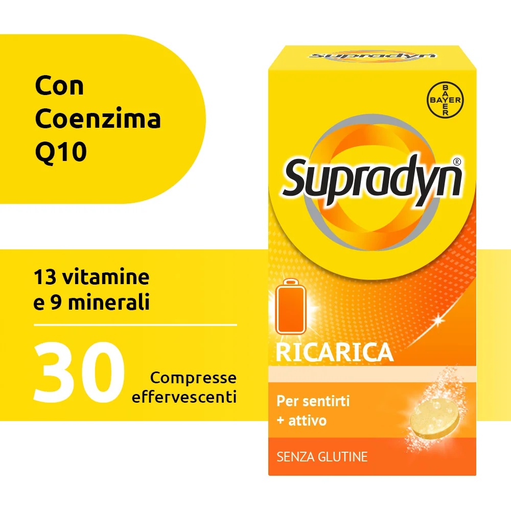 SUPRADYN Supradyn Recharge Complément alimentaire multivitaminé et minéral 30 comprimés