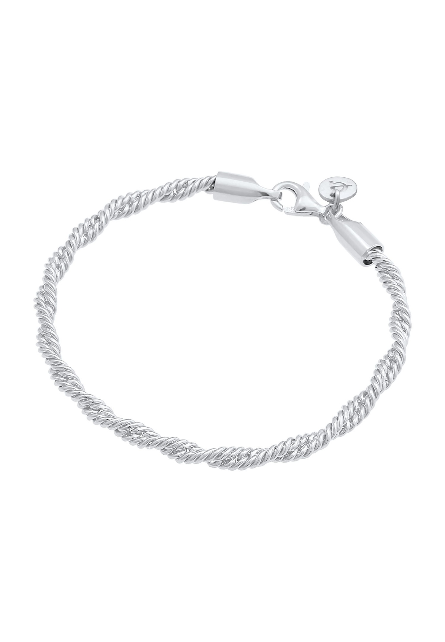 Elli PREMIUM Cordon dame torsadé Élégant de base en argent sterling 925