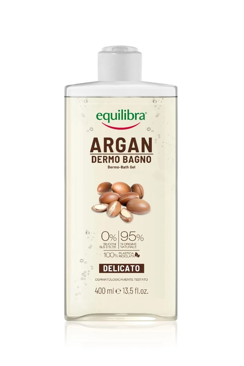 EQUILIBRA Coffret corps Equilibra Argan Dermo Bain délicat 400 ml + eau de bain parfumée 100 ml + crème corporelle régénérante 200 ml