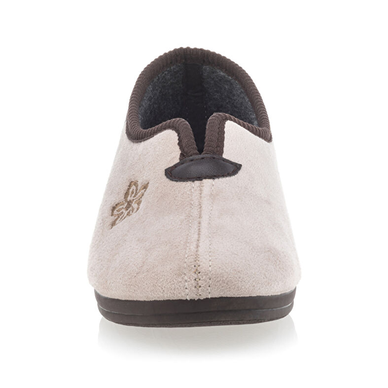 Pantoufles Femme Beige