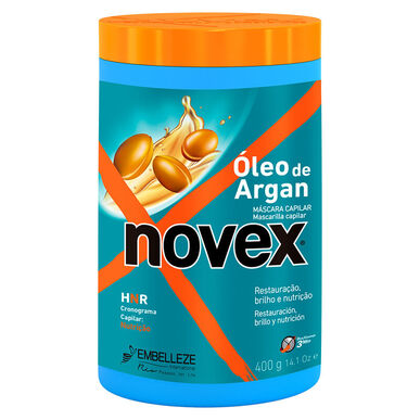 Novex anti-frizz hårmaske med arganolje 400 g
