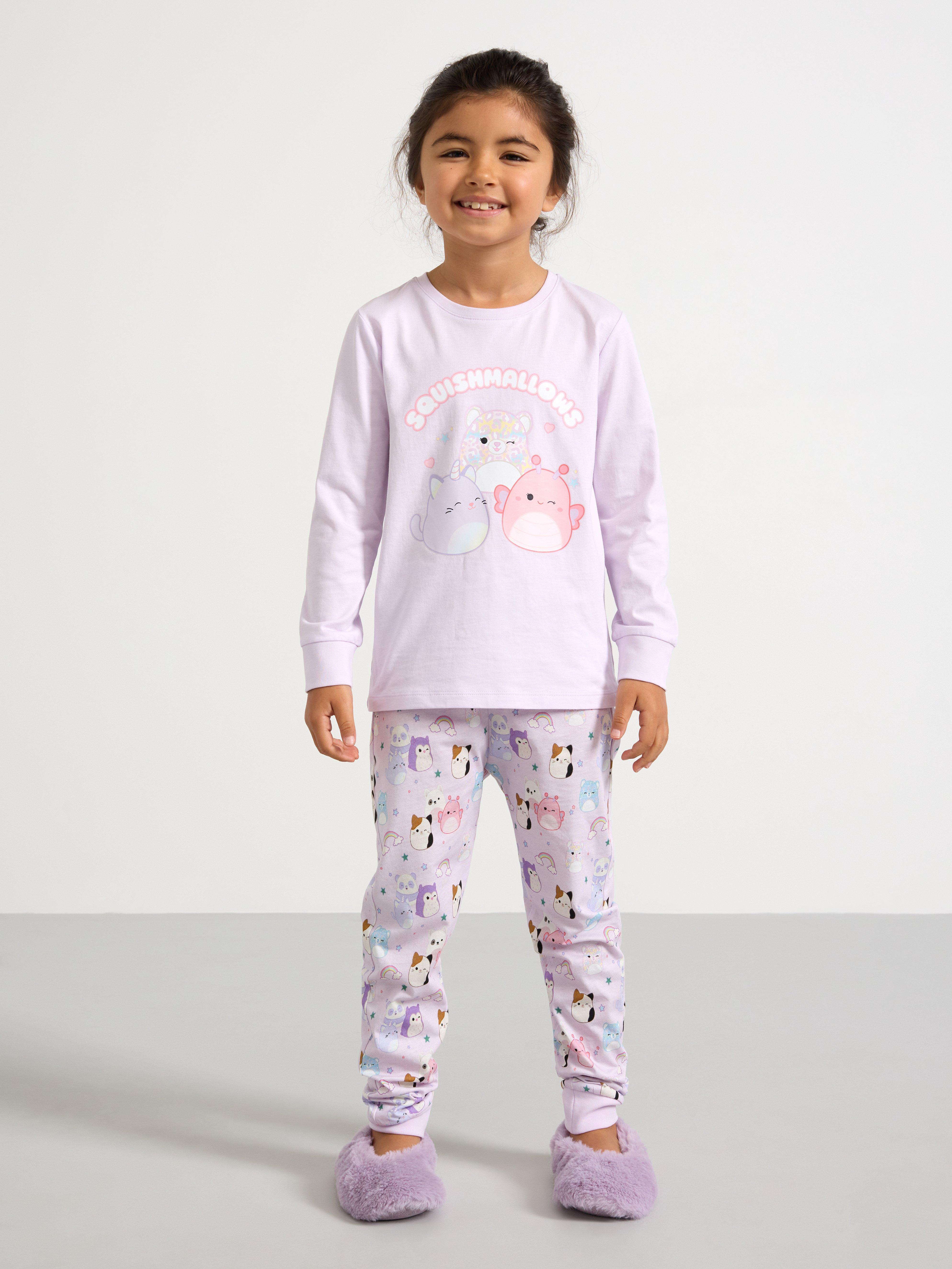 Squishmallows pyjamassett lys lilla