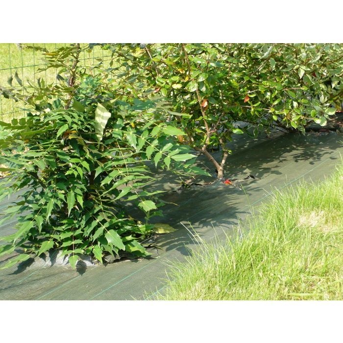 Tela de polipropileno tejido VILMORIN para el control de malezas - 20 m - Estándar - Verde - 1,05 m x 20 m