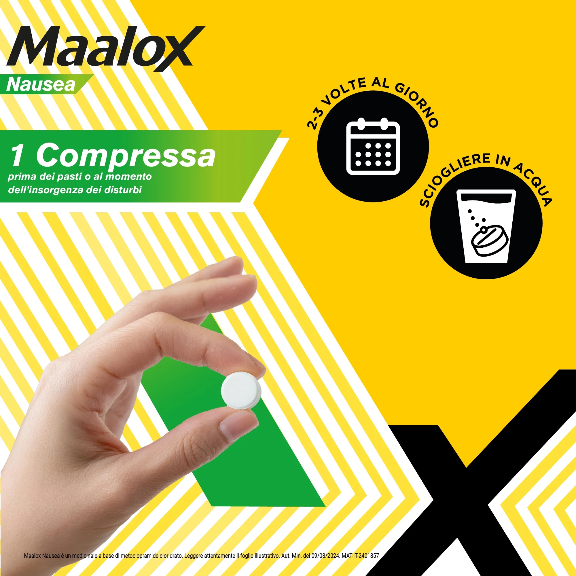MAALOX Maalox Nausées 5 mg 20 comprimés effervescents