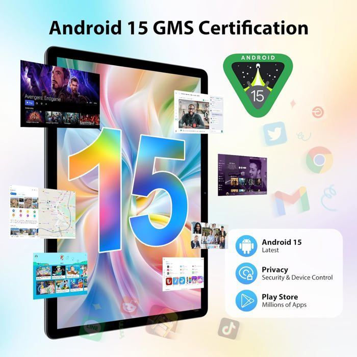 Tablet Android 15 da 11