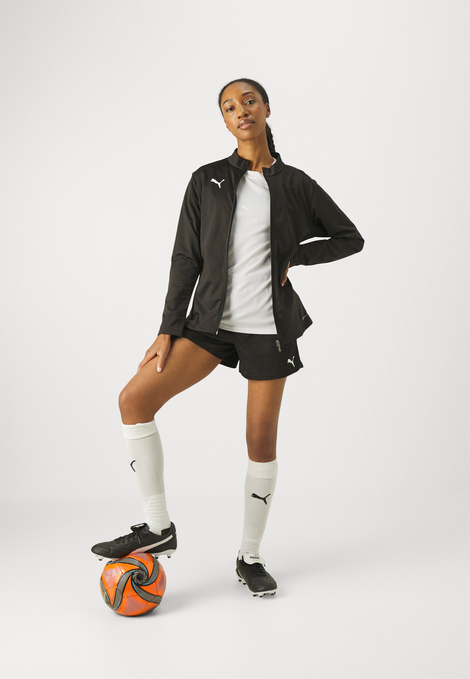 Puma Teamgoal Trainingsjacke - Trainingsjacke - Puma Schwarz/Puma Weiß/Matt Dunkelgrau