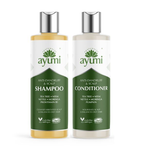 Shampoo e balsamo Ayumi Naturals al Neem e Tea Tree