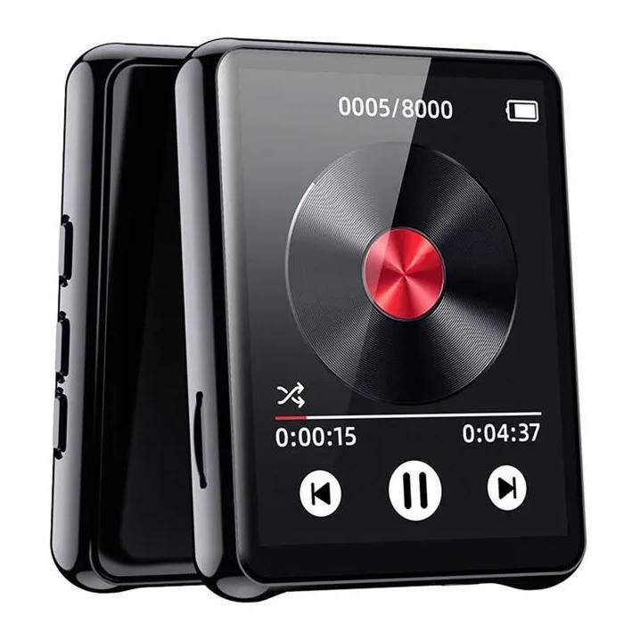 32 Gt:n MP3/MP4-soitin, jossa Bluetooth 5.0, kosketusnäyttö, HiFi-ääni, FM-radio, tallennin, e-kirjan lukulaite ja monitoiminen kannettava digitaalinen musiikkisoitin