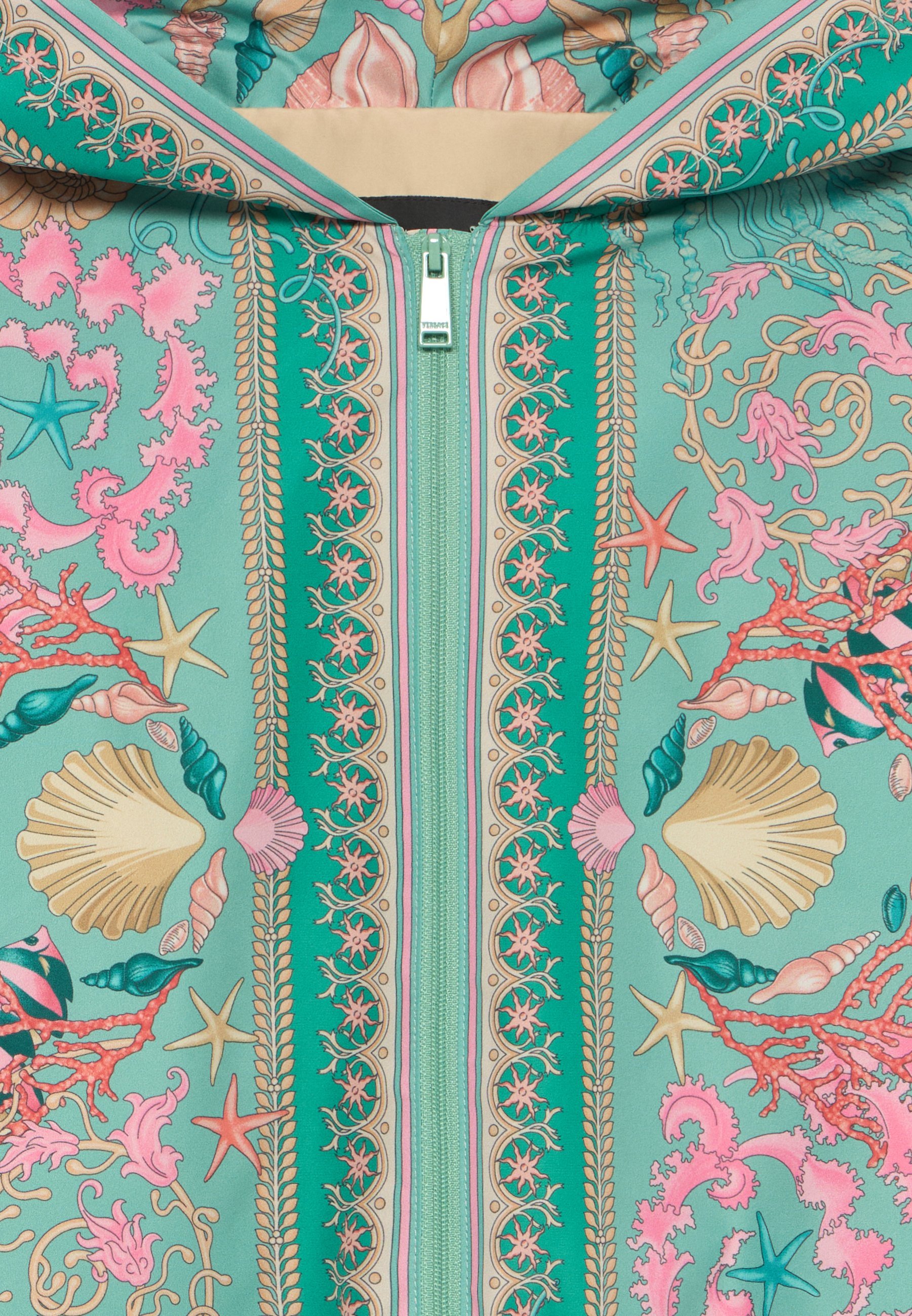 Versace BLOUSON UNDERWATER BAROCCO UNISEX - Giacca leggera - verde mare/multicolore