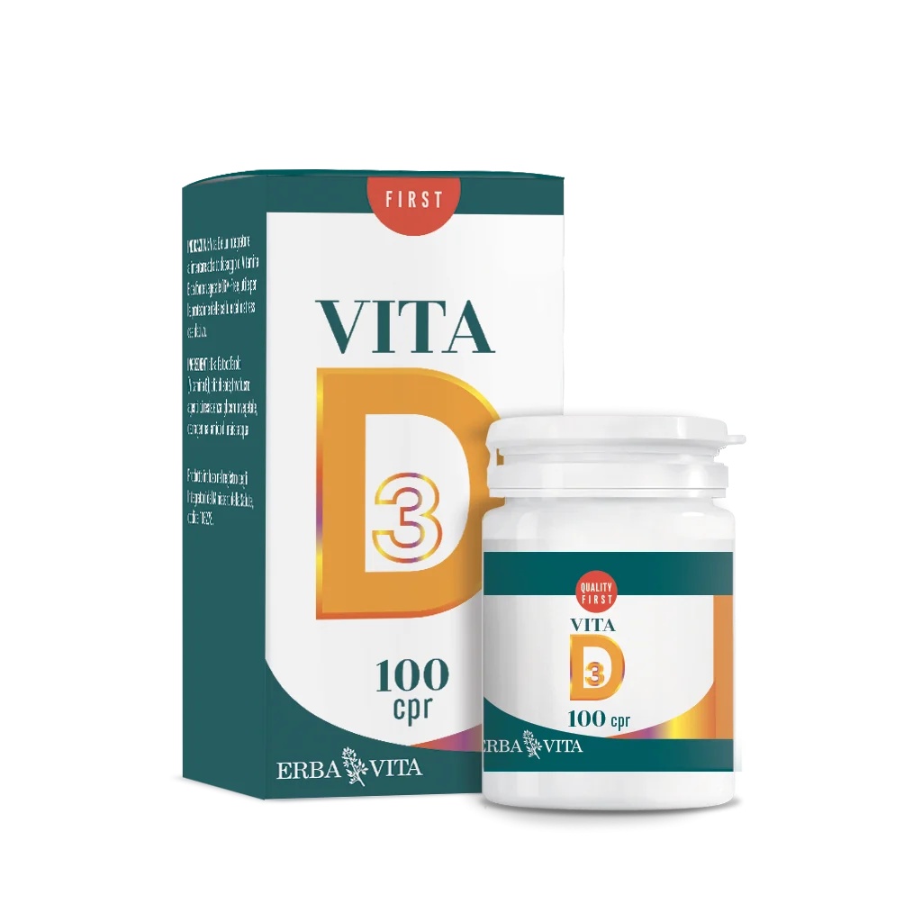 ERBA VITA Vita D 100 tabletti Toidulisand