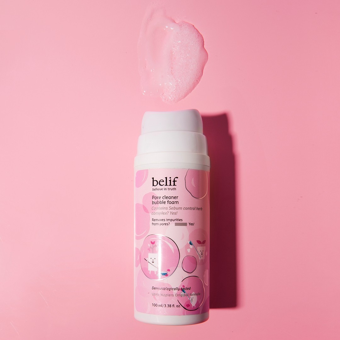 belif Pore cleaner bubble foam
