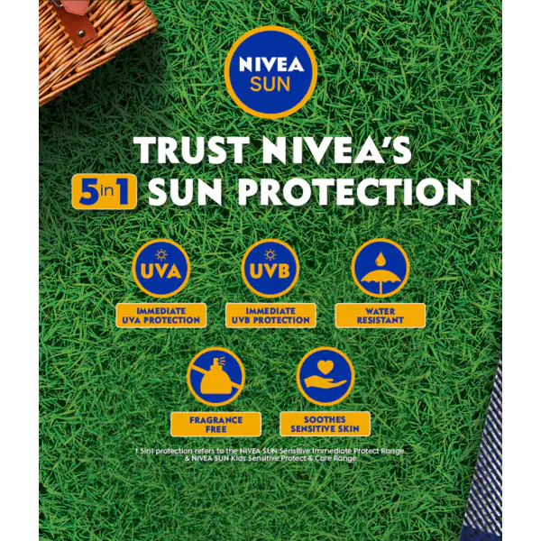 NIVEA SUN Kids Crema Solare Spray per Pelli Sensibili SPF50+ 200ml
