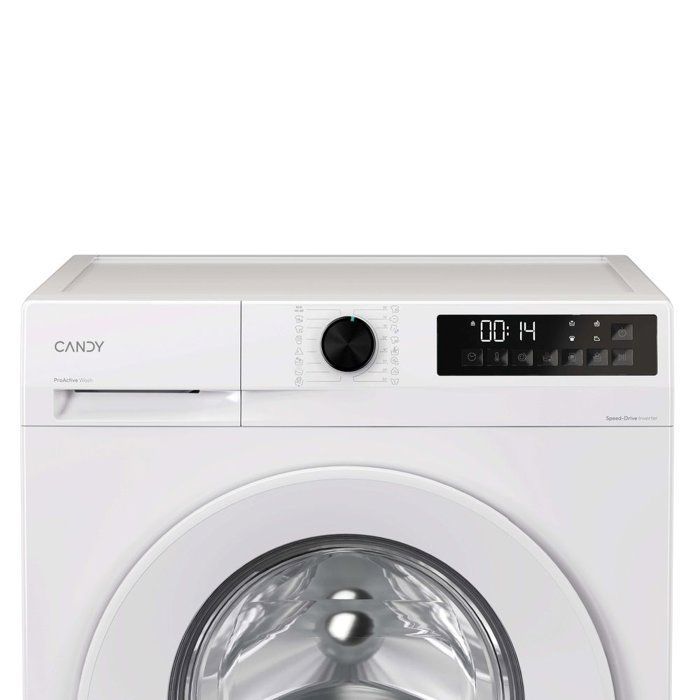 Lavatrice a carica frontale CANDY GD 4108-S ProWash 300 - 10 kg - Induzione - Vapore - 1400 giri/min - Classe A -20% - Bianca