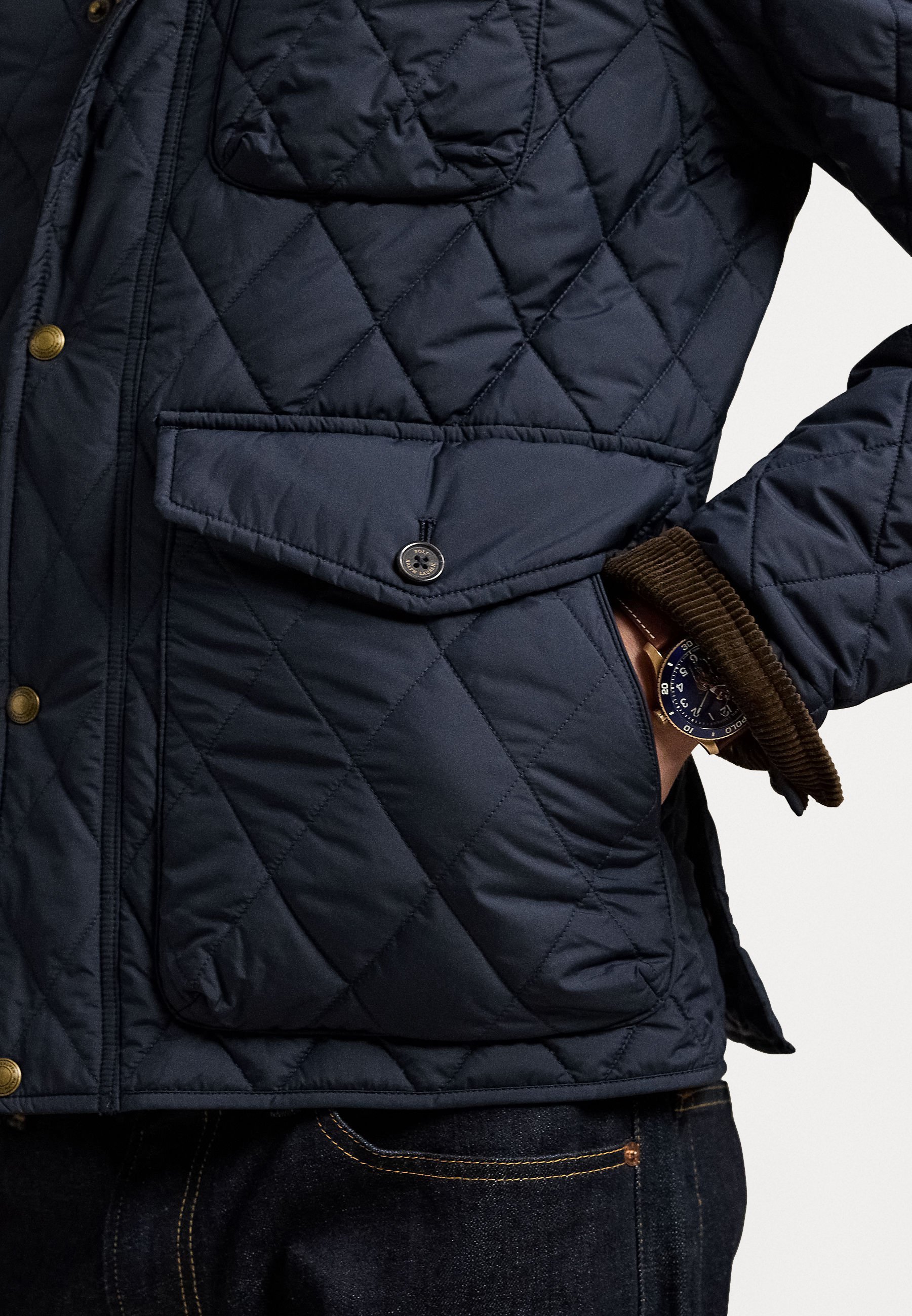 Polo Ralph Lauren THE BEATON QUILTED JACKET - Ľahká bunda - college navy