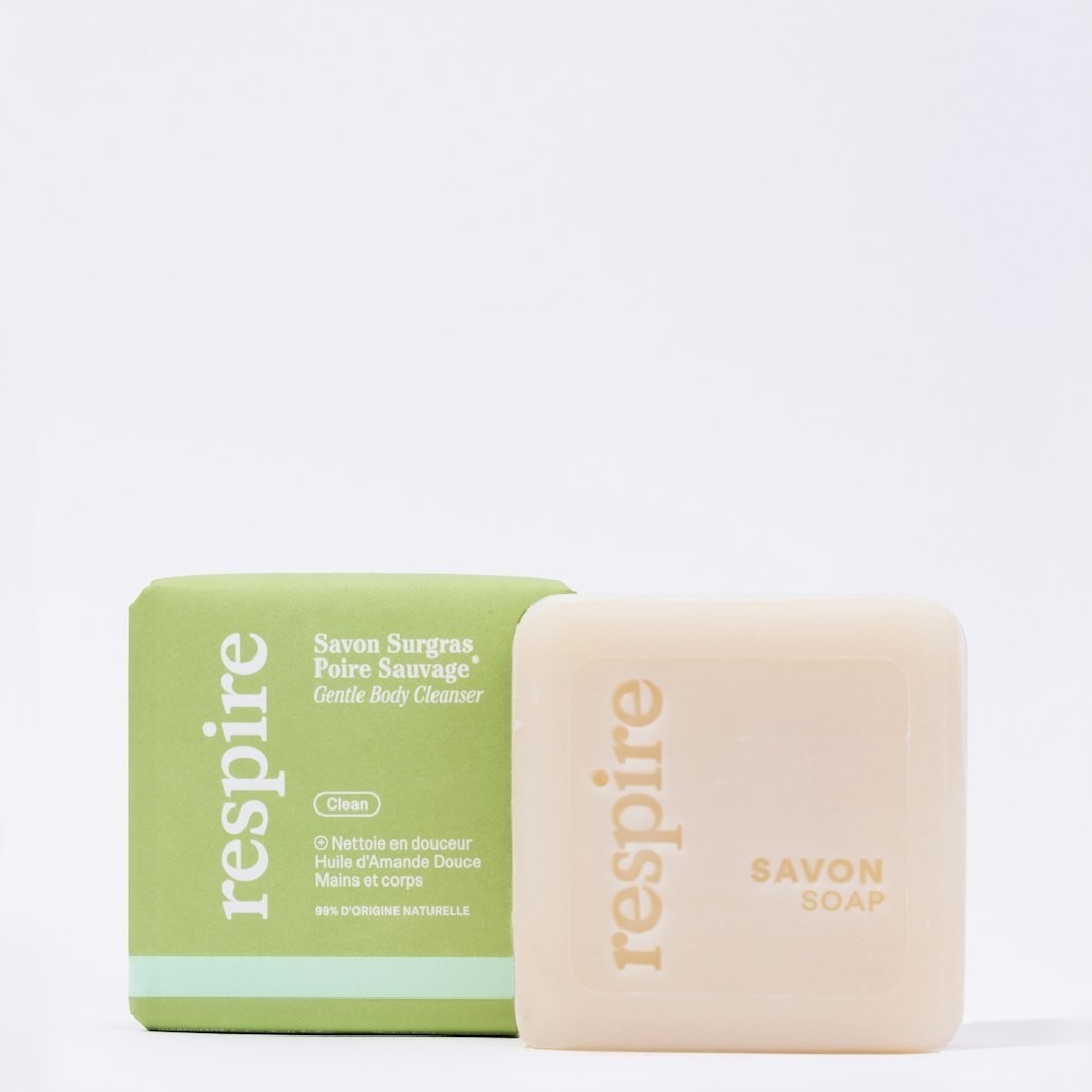 Respire Savon surgras Poire Sauvage 100gr