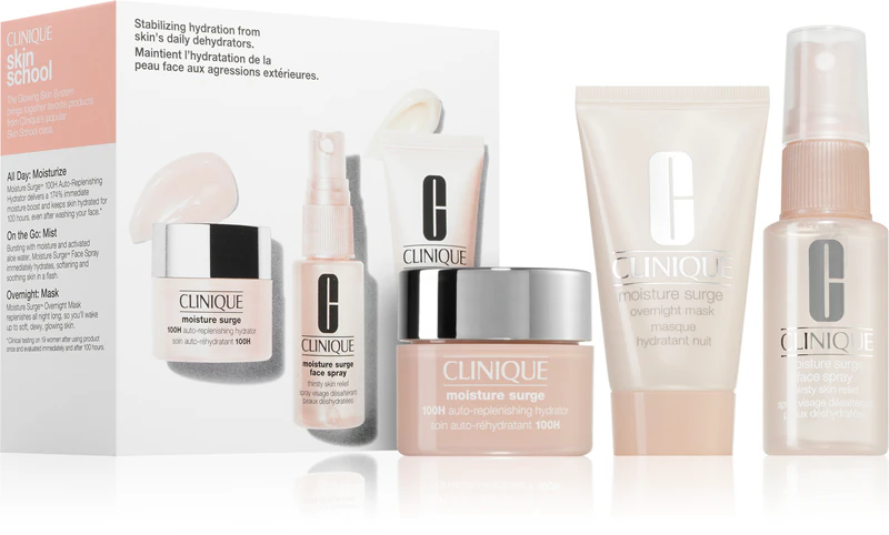 Kit Facial Mini Clinique Moisture Surge™ - Conjunto de Presente para Presente