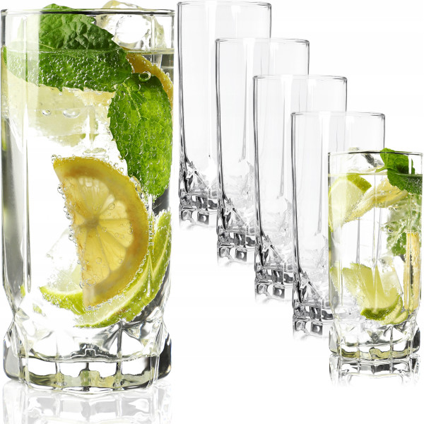 KADAX Szklanki do drinków i napojów 325 ml, 6 szt.