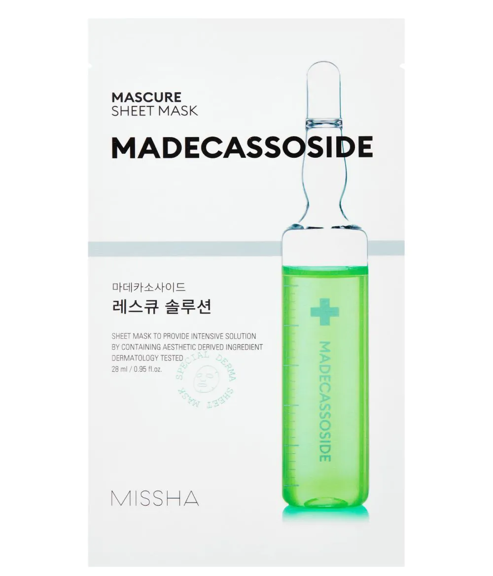 Missha Mascure Rescue Solution Maska w płachcie z madekasozydem