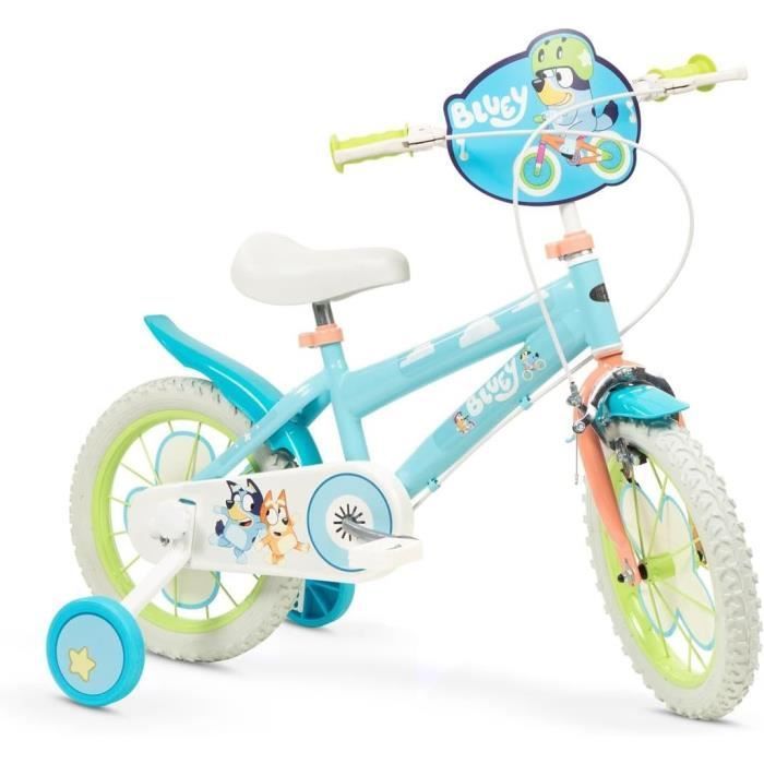 Bicicletta per bambini - TOIMSA - Bluey 14 - 4/6 anni - Multicolore - 1 velocità - Rigida