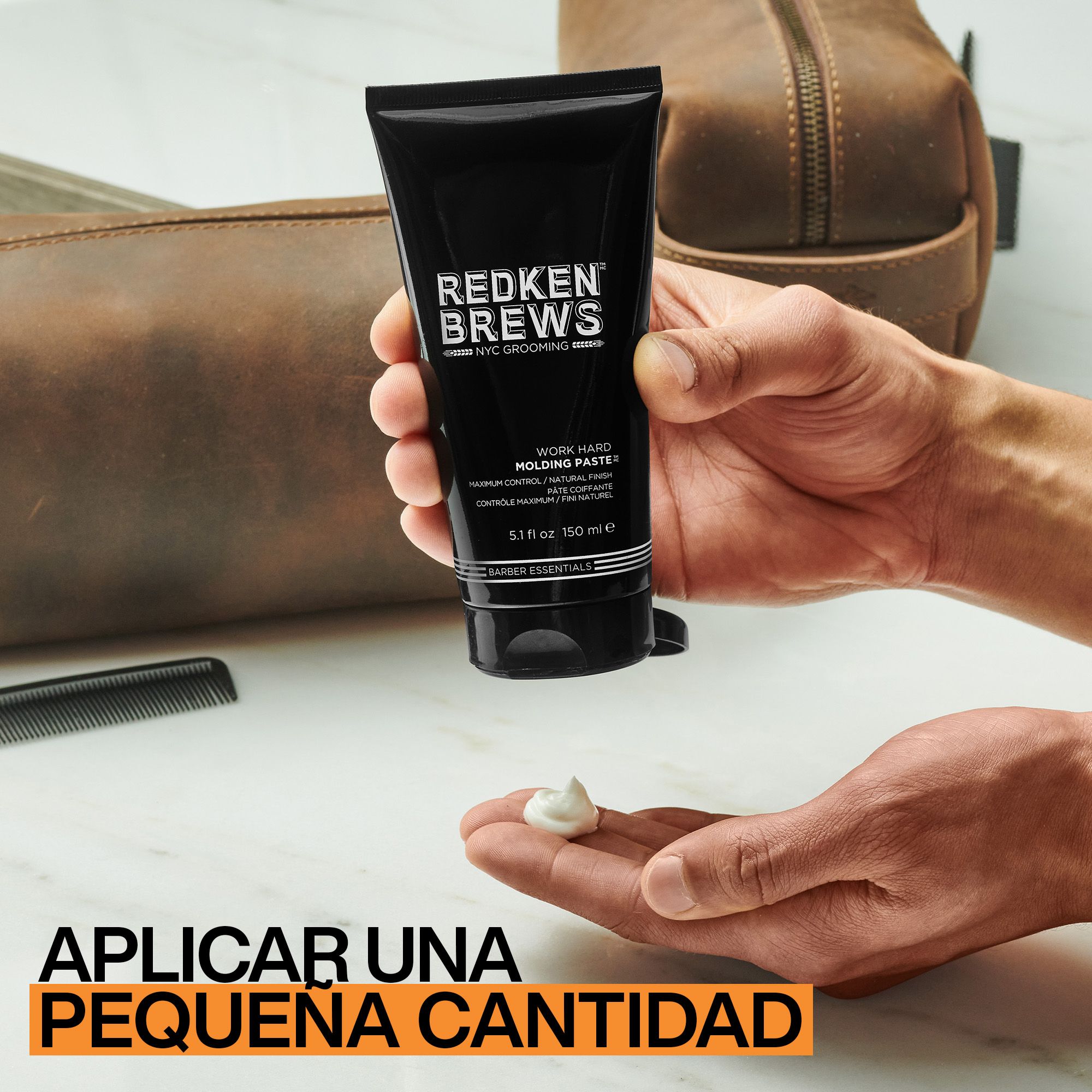 Brews Work Hard Molding Paste krema za oblikovanje kose Lakovi i fiksatori za kosu