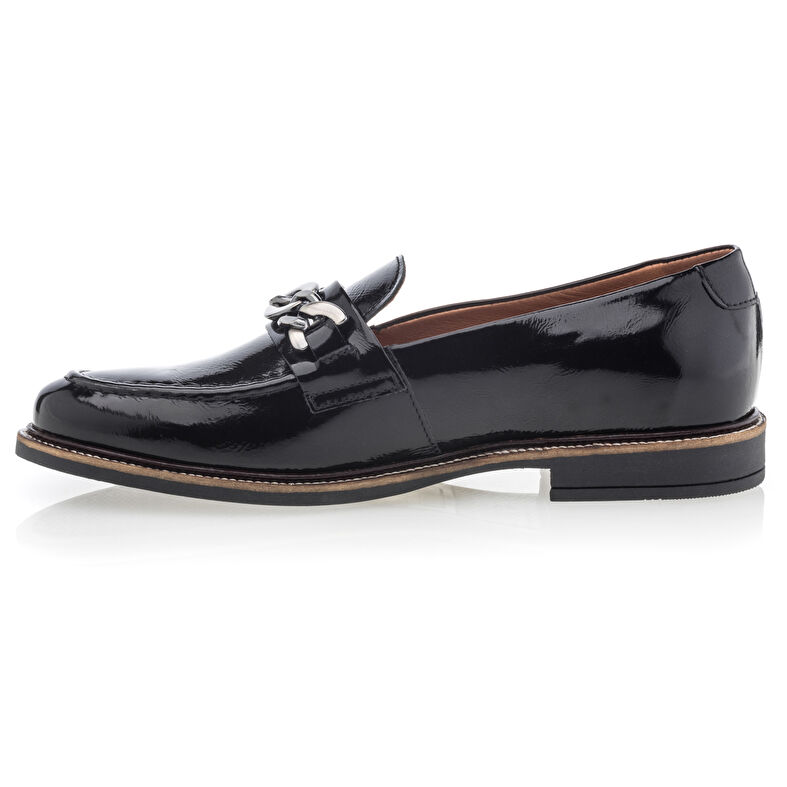 Svarte loafers/båtsko til dame