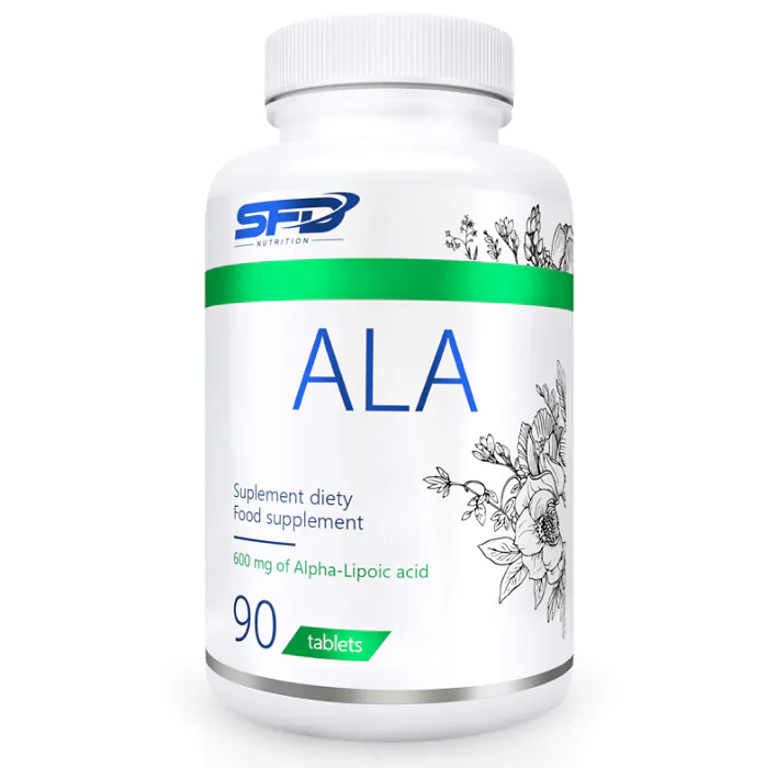 SFD ALA, Kwas alfa-liponowy (ALA) 600 mg, Tabletki