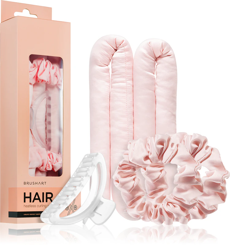 Conjunto de modeladores de cabelo sem calor BrushArt Hair