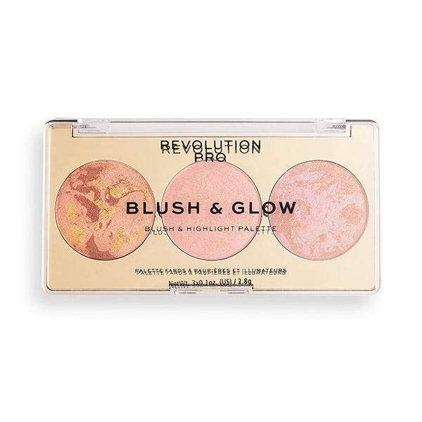 Paletă iluminatoare Blush & Glow