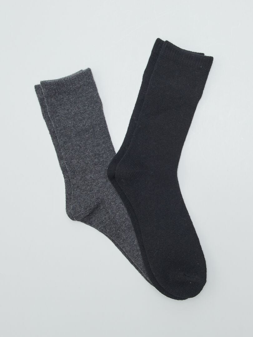 Juego de 2 pares de calcetines - VERDES