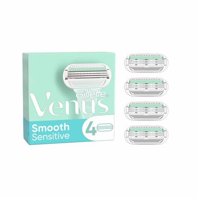 Nadomestna rezila Gillette Venus Smooth Sensitive, 4 kosi.