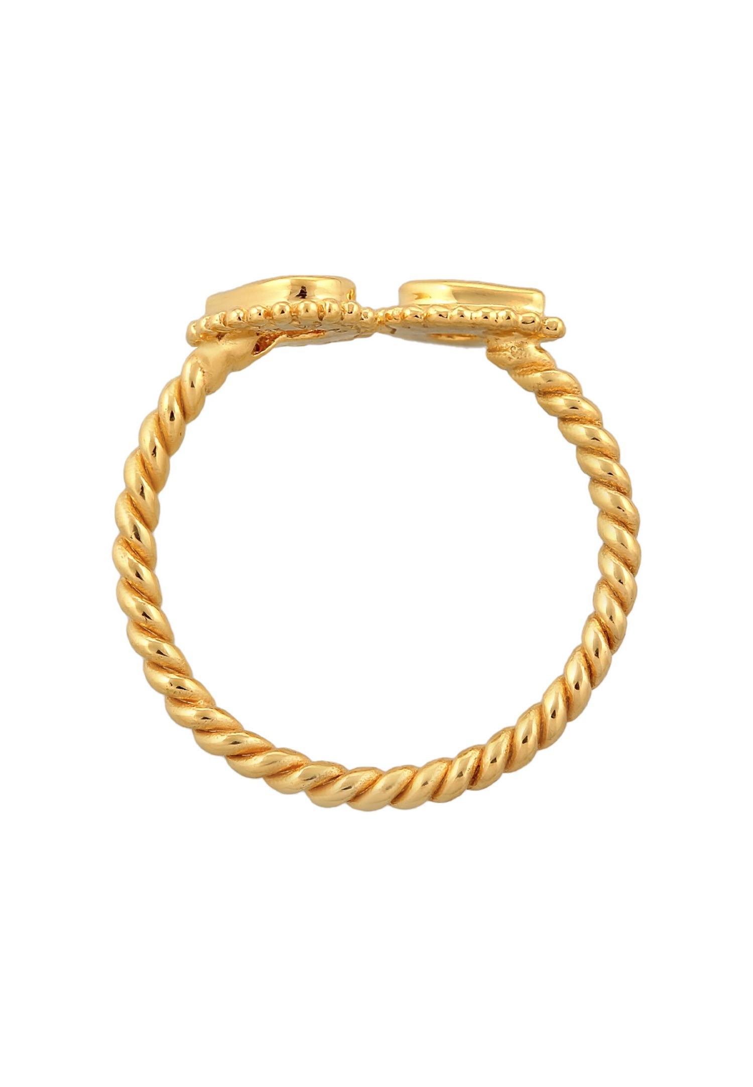 Elli Femmes Goutte Vintage Look Ouvert avec cristaux de zirconium en argent sterling 925 plaqué or