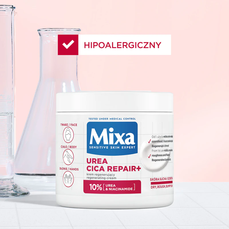 Mixa Mixa Body Care Creme corporal regenerador com ureia e centelha para pele muito seca