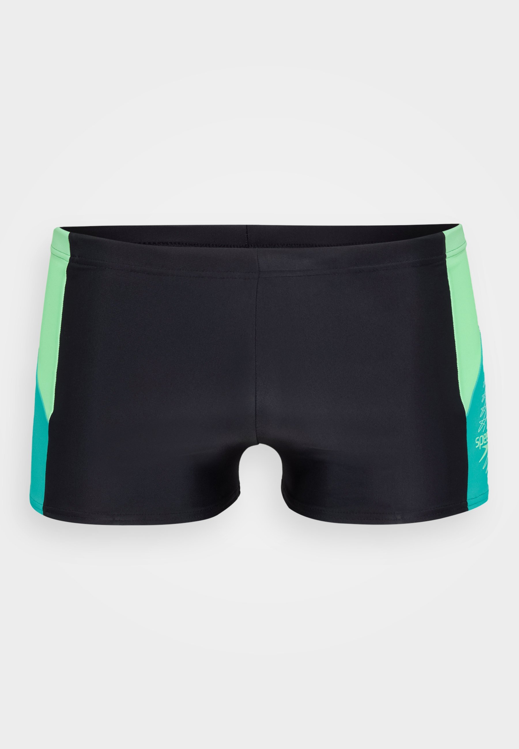 Speedo UOMO DIVE AQUASHORT - Costume da bagno - nero/turchese gemma