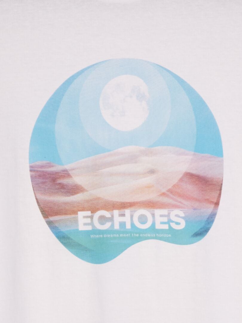 Bedrukt T-shirt - WIT